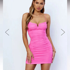 HELLO MOLLY Save a Life Dress Pink